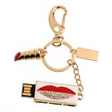 8GB U Disk Lip Pattern USB Flash Memory Drive with