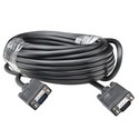 50' 15-pin VGA (M) to (M) Video Cable w/Dual Ferri