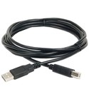 4' USB 2.0 A (M) to USB 2.0 B (M) Cable (Black)