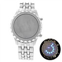 Blue LED Wrist Watch (White)