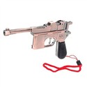 Butane Lighter with Gun Shape & Strap