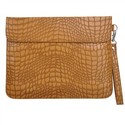 Crocodile Pattern Soft PU Leather Bag Pouch with M