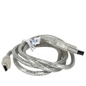 3' USB 2.0 A (M) to USB 2.0 Mini B (M) Cable w/Fer