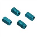 Hexagonal Alloy Car Tire Valve Cap 4-piece Set (Gr