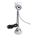 Cartoon Figure PC Webcam (White)