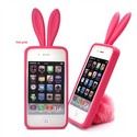 3D Rabbit Silicone Protective Back Case Cover for 