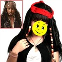 Jack Sparrow Style Wig for Parties /Costume Balls 