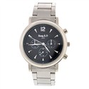 Quartz Wrist Watch with Round Dial & Metal Watch B