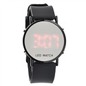 Cool Style Red LED Wrist Watch with Round Dial (Bl