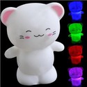 Lovely Smiling Cat Shaped Color Changing LED Energ