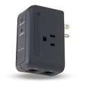 Travel Surge Protector with Hidden Swivel Plug