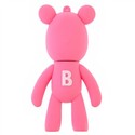 1GB Cute Pink Momo Bear USB Flash Drive Flash Memo