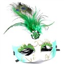 Peacock Feather Eye Mask for Parties /Halloween /C