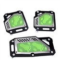 Noctilucent Alloy Non-slip Pedal Pad Cover Kit for