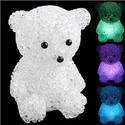 Lovely Crystal Decorated Little Bear Shape Design 