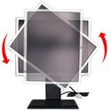 20"" HP LP2065 Dual DVI Rotating LCD Monitor (Silv