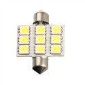 36mm SMD5050 9 Bulbs LED Car Dome Light Roof Light