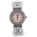 Quartz Wrist Watch with Round Dial & Metal Watch B