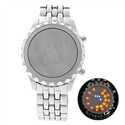 Orange LED Wrist Watch (White)