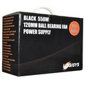 Logisys 550W 20+4-pin ATX PSU w/SATA (Black)