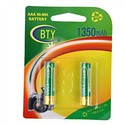 BTY 1350mAh 1.2V AAA Rechargeable Ni-MH Battery (2