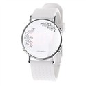 LED Wrist Watch with Round Dial & Silicone Watch B