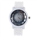 Diamond Shape Quartz Wrist Watch with Round Dial &