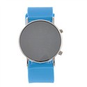 LED Wrist Watch with Round Dial & Silicone Watch S