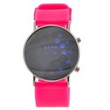 LED Wrist Watch with Round Dial & Silicone Watch S