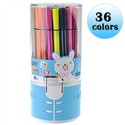 36 Colors Washable Watercolor Pens in Cute Rabbit 