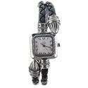 Bracelet Design Wrist Watch with Square Dial and R