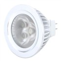 LED Light Bulb with MR16 3W 3-LED 12V 270-Lumen 65