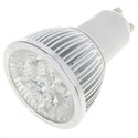 LED Light Bulb with GU10 4W 4-LED 85~245V 350-Lume