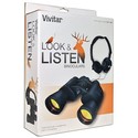 Vivitar Look & Listen 10x50mm Binoculars w/Built-i