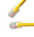 5FT Yellow Cat 5 Crossover Cable