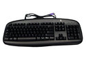 Logitech Black PS2 104 Key Keyboard - 868026-0403