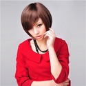 Bob Style Short Wig Hair with Front Bang (Light Br