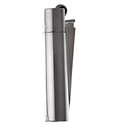 CLIPPER Sub-gloss Stainless Steel Refillable Butan