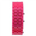 Red LED Wrist Watch Modern Style Plastic Watch (Ro