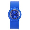 Stylish Pat Silicone Rubber Band Quartz Wrist Watc