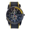 MILER Men&#39;s Wrist Watch with Silicon Rubber Ba