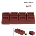 Creative 4GB Chocolate Shape Mini USB Flash Drive 