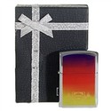 Glossy Graduated color Oil Lighter with Gift Box