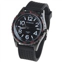 Quartz Wrist Watch with Rubber Band & Buckle for G