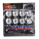 8 Bulbs High Brightness LED Accessories DC 12V Car