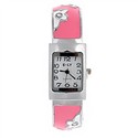 Floral Bracelet Style Wrist Watch Metal Watch with