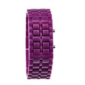 Red LED Wrist Watch Modern Style Plastic Watch (Pu