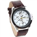 Four-dial Design Quartz Wrist Watch with Synthetic