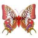 Fascinating Magnetism Fluorescent Butterfly Decora