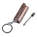 Baofa Windproof Metal Cigarette Lighter with Match